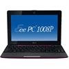 ASUS Eee PC 1008P Intel Atom N550 1.50GHz Netbook - 2GB RAM, 320GB HDD, 10.1" LED Backlight WSVGA Screen, 802.11 b/g/n, Bluetooth, 1.3MP Webcam, Li-polymer Battery, Hot Pink 1008P-KR-PU27-PI